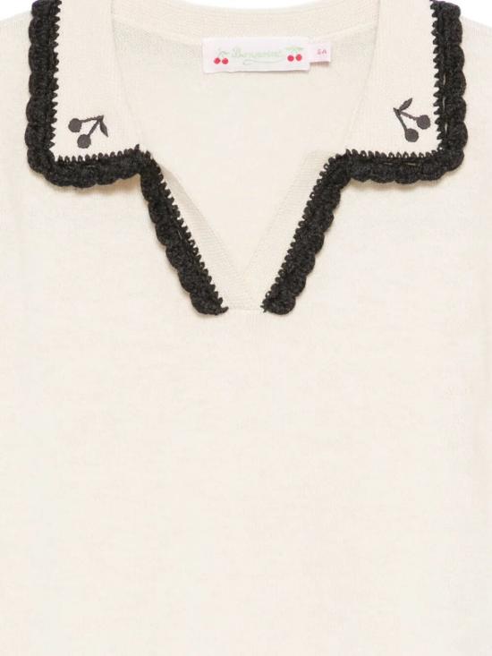 26SS [키즈] 봉쁘앙 캐시미어 니트 S06GJUK00006 103 UPB ECRU - BONPOINT