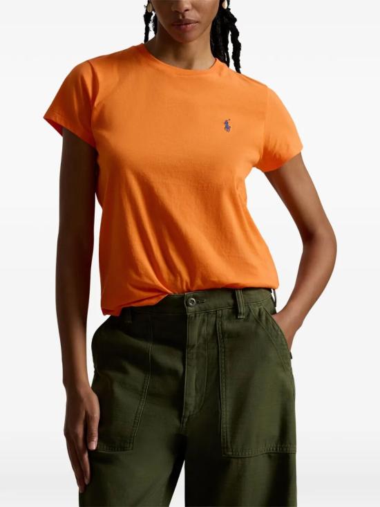 26SS 폴로 랄프로렌 반팔 티셔츠 211B14605 001 SOLAR ORANGE - POLO RALPH LAUREN