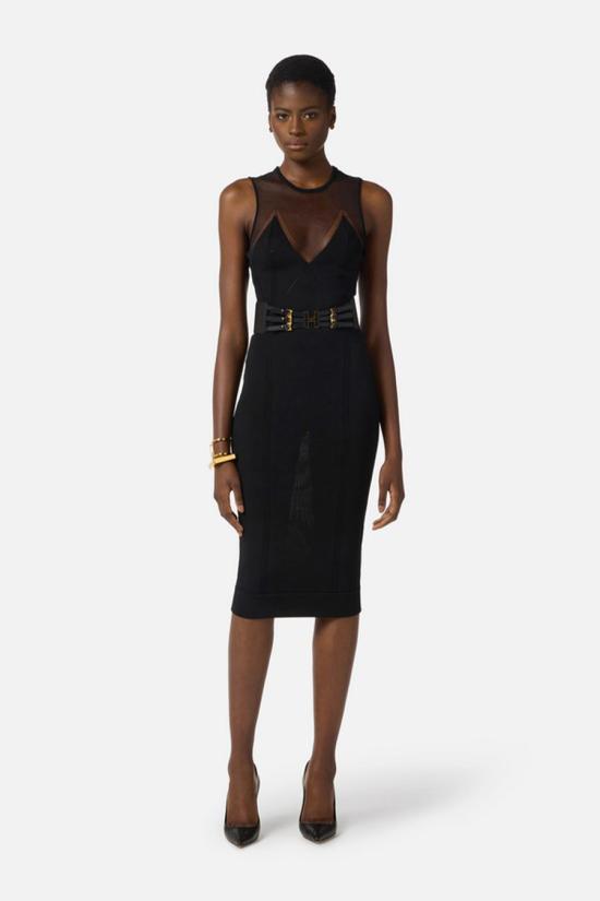 26SS 엘리자베타프랜치 미디 원피스 AM91Q61E2110 Black - ELISABETTA FRANCHI