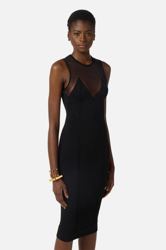 26SS 엘리자베타프랜치 미디 원피스 AM91Q61E2110 Black - ELISABETTA FRANCHI