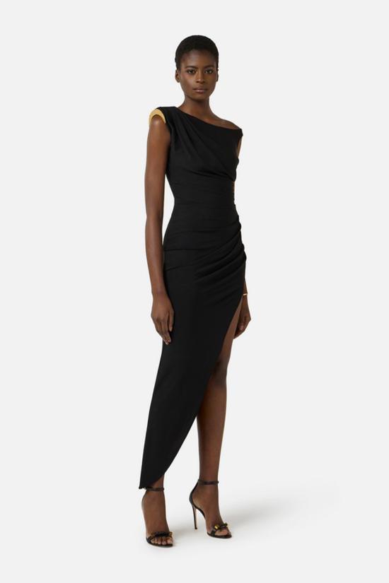 26SS 엘리자베타프랜치 미디 원피스 AB90661E2110 Black - ELISABETTA FRANCHI