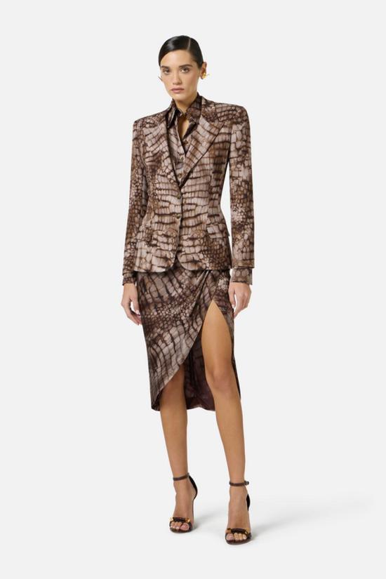 26SS 엘리자베타프랜치 수트 자켓 GI20761E2644 Brown - ELISABETTA FRANCHI