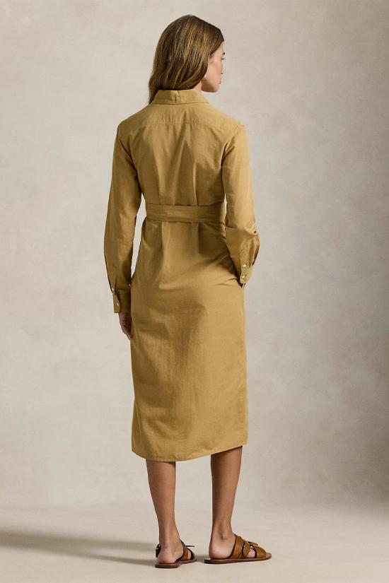 26SS 폴로 랄프로렌 미디 원피스 211A96346003 Brown - POLO RALPH LAUREN