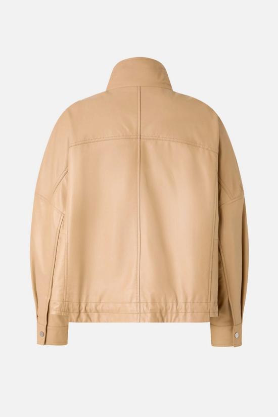 26SS 핑코 가죽 자켓 106235A31YD41 Beige - PINKO