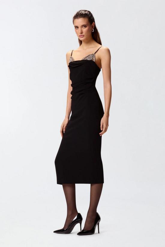 26SS 핑코 미디 원피스 106637A31PZ99 Black - PINKO