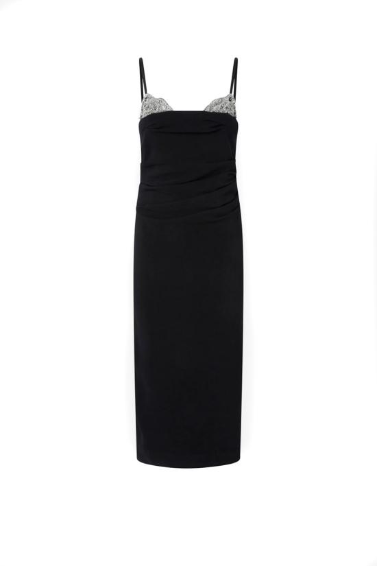 26SS 핑코 미디 원피스 106637A31PZ99 Black