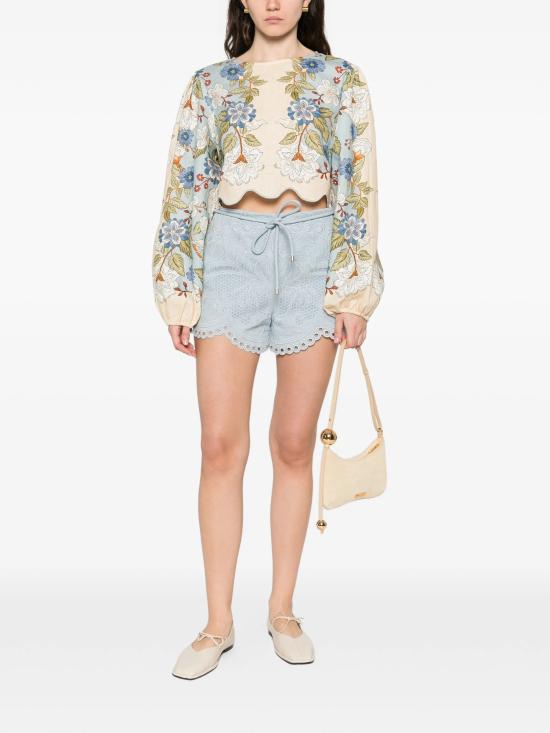 26SS 팜 리오 스웨터 350502 26046 GARDEN SCARF BLUE - FARM RIO