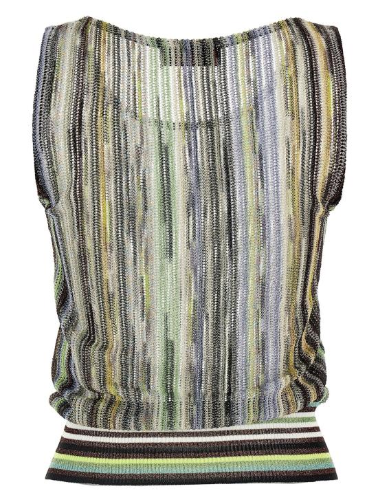 25SS 미소니 민소매 티셔츠 DS25SK0CBR00ZU SM9KX MULTI - MISSONI