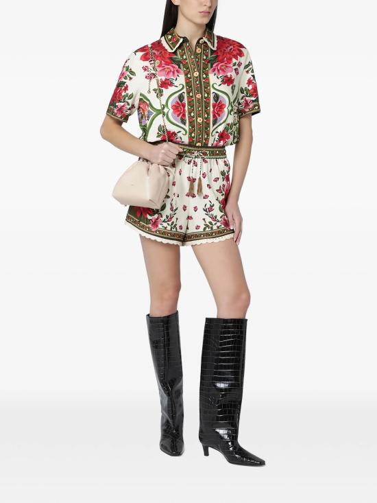 26SS 팜 리오 숏팬츠 344170 26106 FLORAL PAULA BLACK - FARM RIO