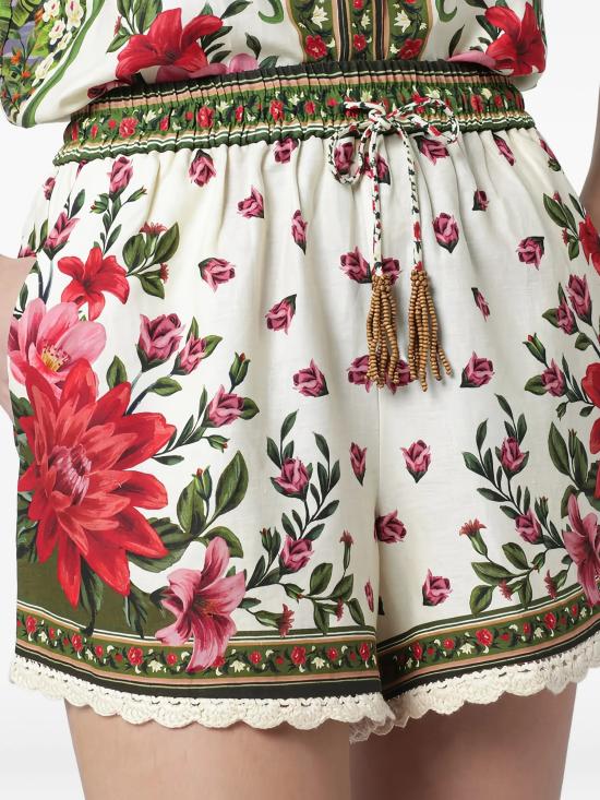 26SS 팜 리오 숏팬츠 344170 26106 FLORAL PAULA BLACK - FARM RIO