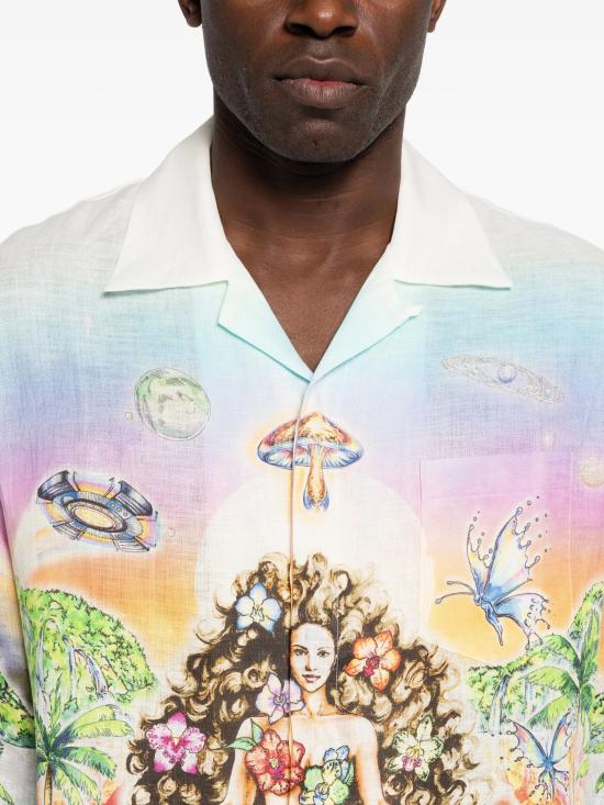 26SS 카사블랑카 긴팔 셔츠 MSS26SH00605 INNOCENCE - CASABLANCA