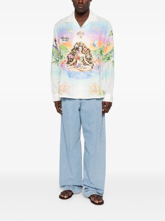 26SS 카사블랑카 긴팔 셔츠 MSS26SH00605 INNOCENCE - CASABLANCA