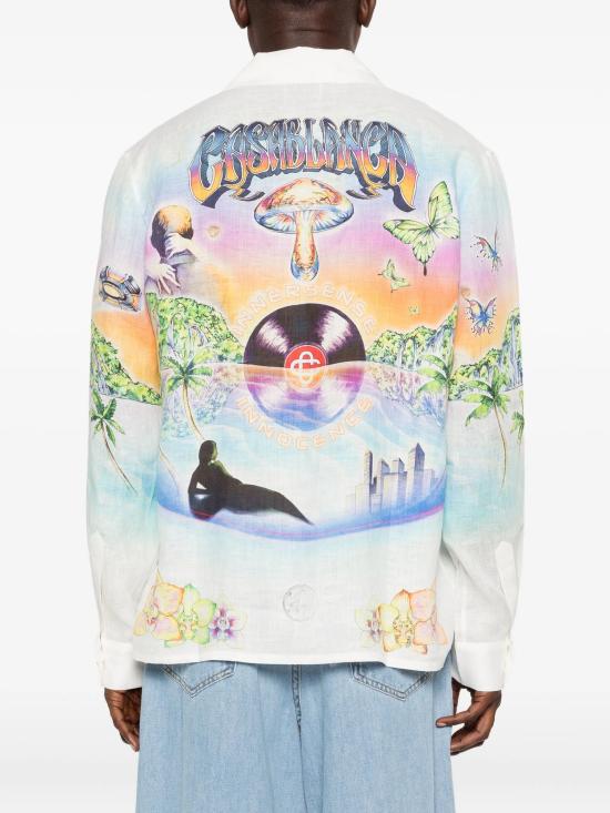 26SS 카사블랑카 긴팔 셔츠 MSS26SH00605 INNOCENCE - CASABLANCA