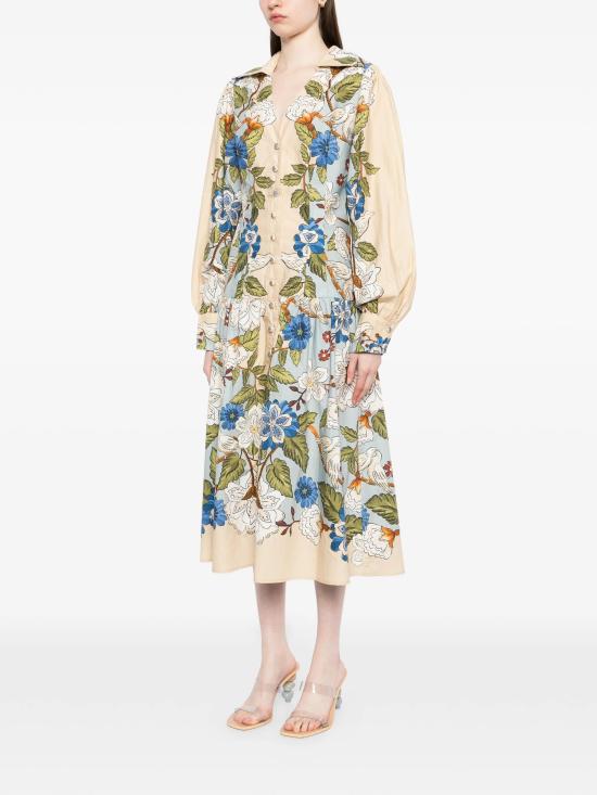 26SS 팜 리오 미디 원피스 328824 26046 GARDEN SCARF BLUE - FARM RIO