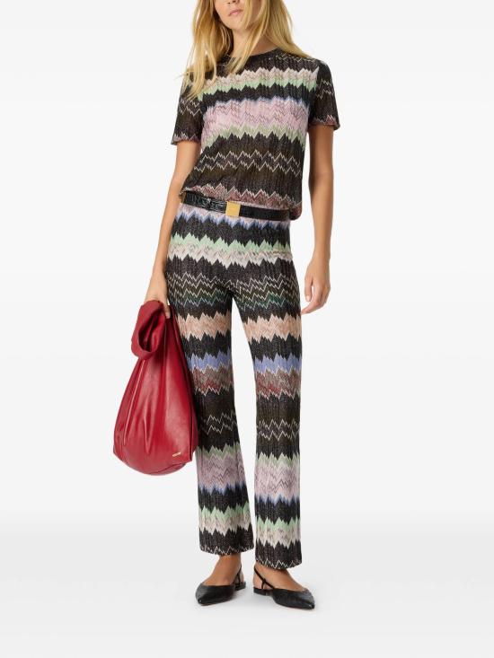26SS 미소니 반팔 티셔츠 DS26SL01BR014W SM9YN MULTI - MISSONI