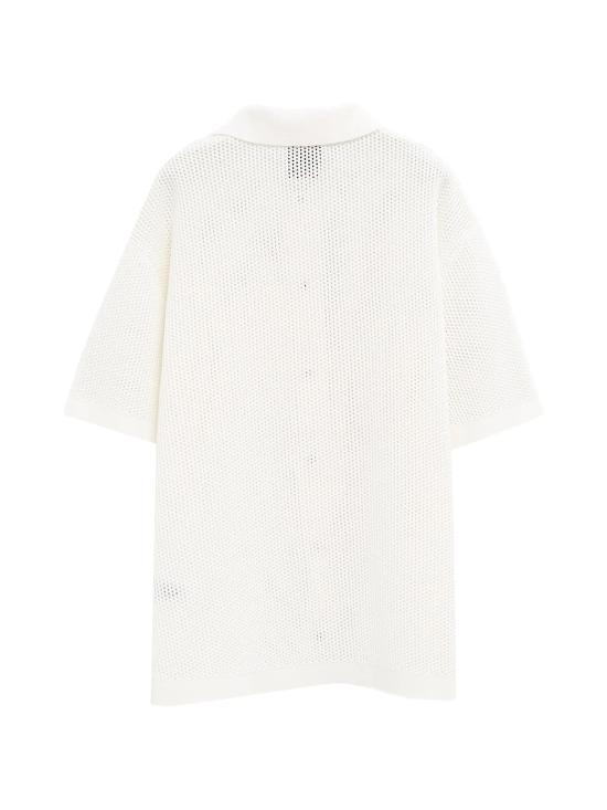 26SS 카사블랑카 긴팔 셔츠 MSS26KW133803 WHITE - CASABLANCA