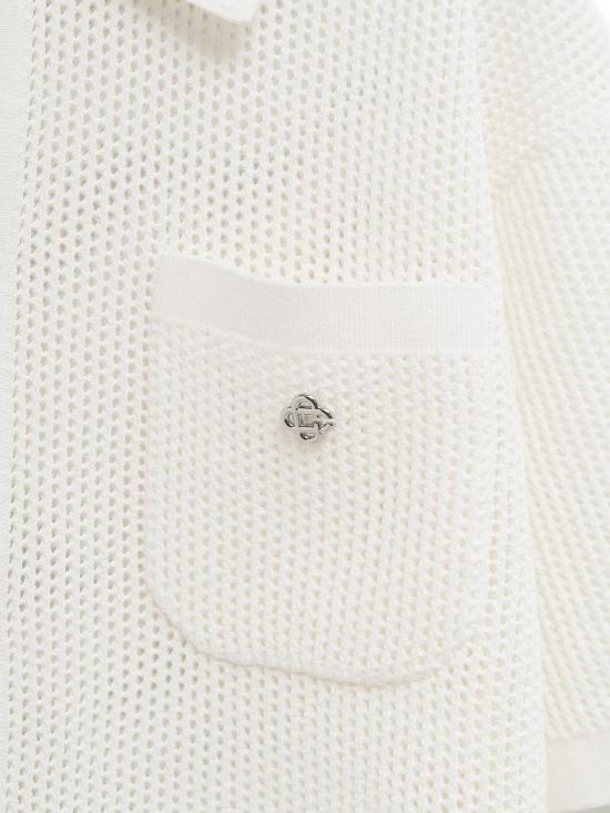 26SS 카사블랑카 긴팔 셔츠 MSS26KW133803 WHITE - CASABLANCA