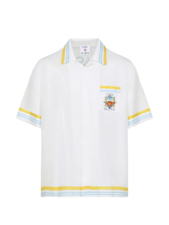 26SS 카사블랑카 긴팔 셔츠 MSS26SH00304 FLOWER COURT ICON