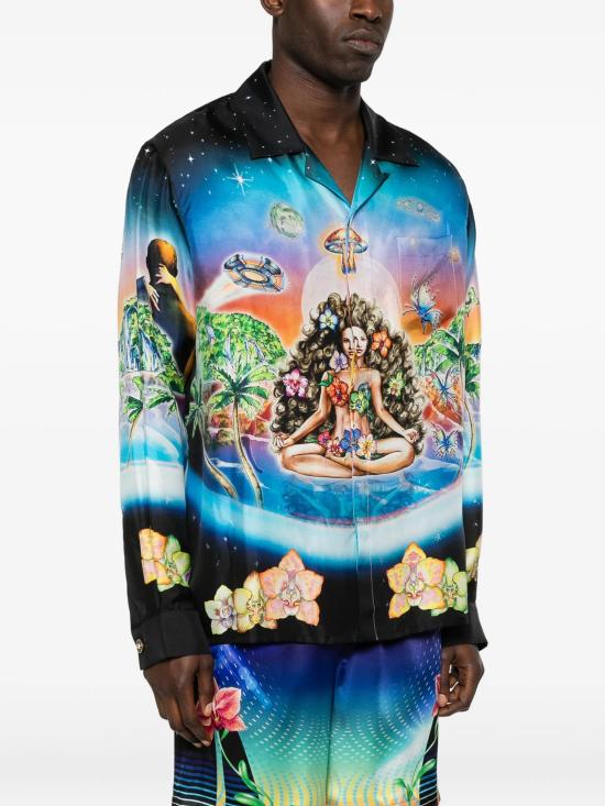 26SS 카사블랑카 긴팔 셔츠 MSS26SH00604 INNOCENCE - CASABLANCA