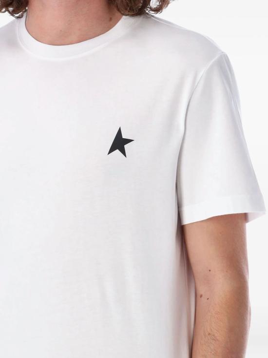 26SS 골든구스 반팔 티셔츠 GMP01220P000593 10364 OPTIC WHITE BLACK - GOLDEN GOOSE