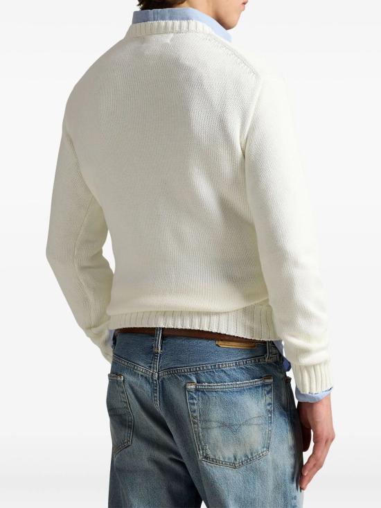 25FW 랄프 로렌 스웨터 710718281009 DECKWASH WHITE - RALPH LAUREN