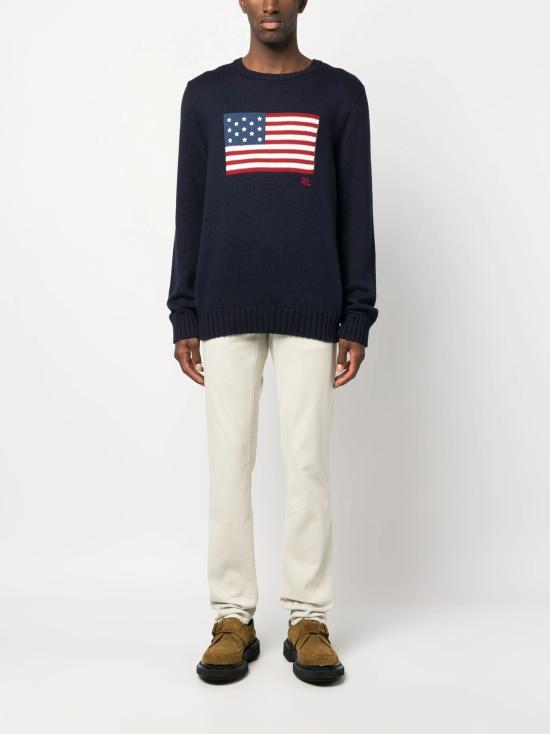 25FW 랄프 로렌 스웨터 710718281006 HUNTER NAVY - RALPH LAUREN