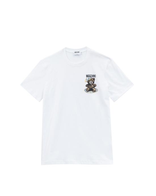 25FW 모스키노 반팔 티셔츠 0721 5241 1001 BIANCO