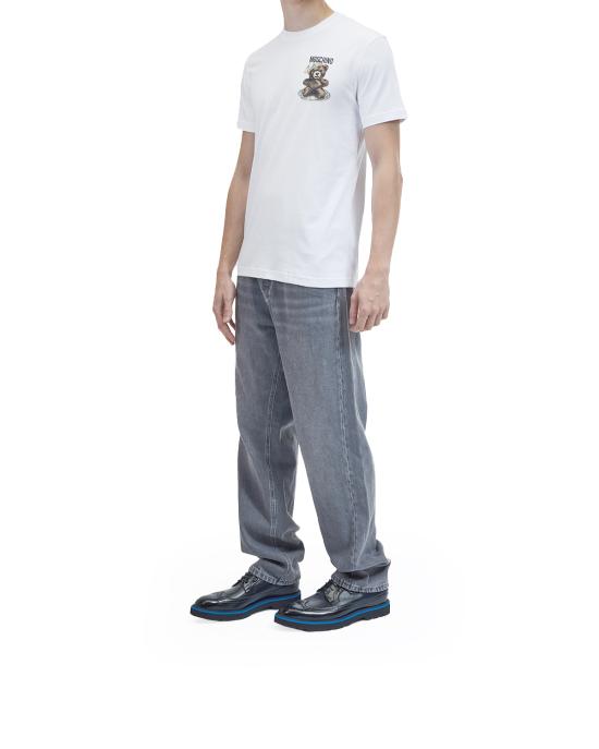 25FW 모스키노 반팔 티셔츠 0721 5241 1001 BIANCO - MOSCHINO