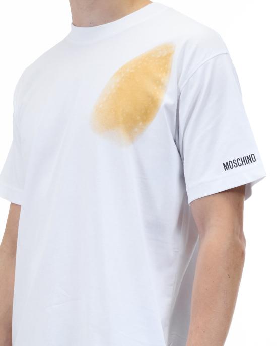 25FW 모스키노 반팔 티셔츠 0702 5241 1001 BIANCO - MOSCHINO