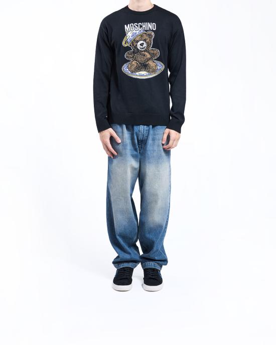 25FW 모스키노 스웨터 0929 5200 2555 NERO - MOSCHINO