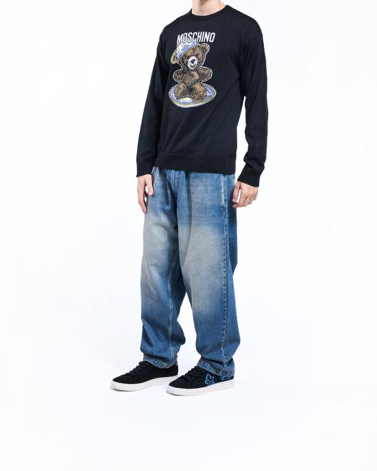 25FW 모스키노 스웨터 0929 5200 2555 NERO - MOSCHINO