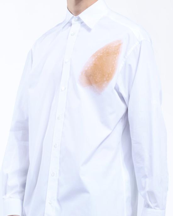 25FW 모스키노 긴팔 셔츠 0208 5235 1001 BIANCO MULTI - MOSCHINO