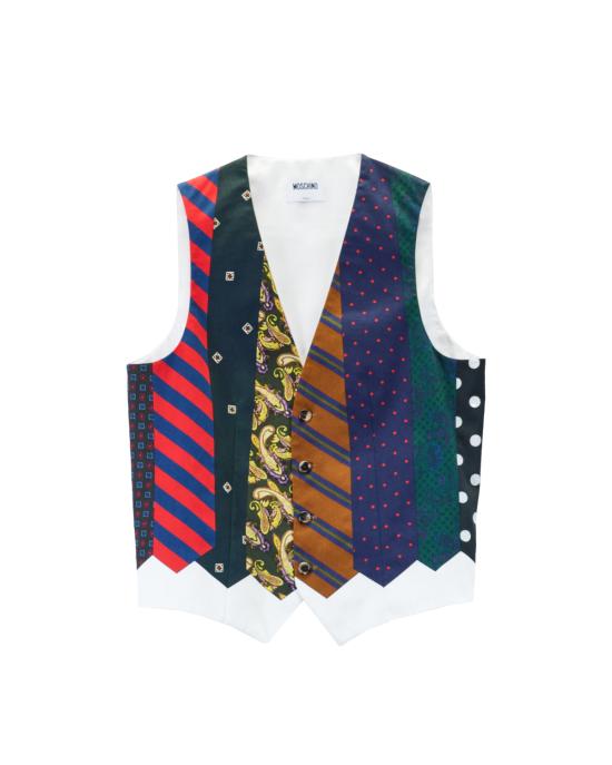 25FW 모스키노 니트 베스트 1001 5253 1888 MULTICOLOR