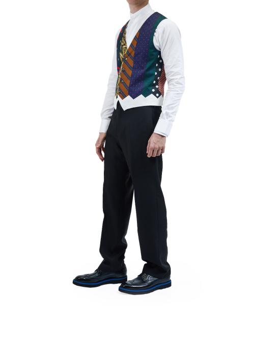 25FW 모스키노 니트 베스트 1001 5253 1888 MULTICOLOR - MOSCHINO