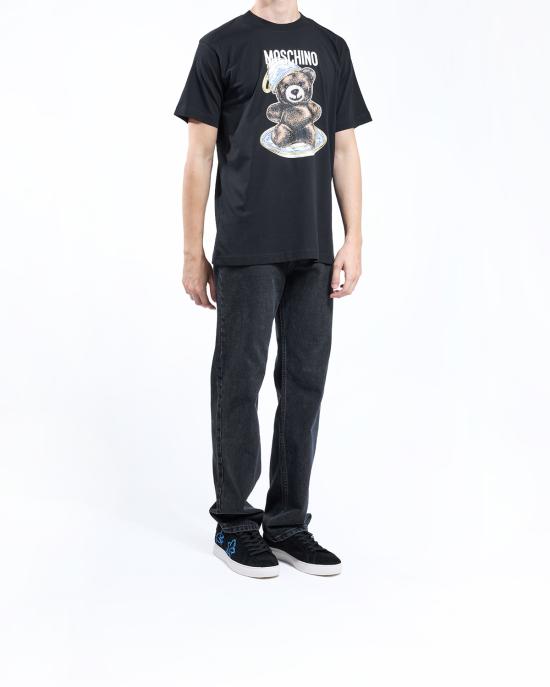 25FW 모스키노 반팔 티셔츠 0716 5241 1555 NERO - MOSCHINO