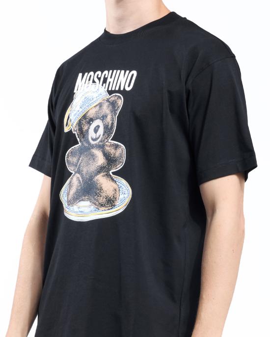 25FW 모스키노 반팔 티셔츠 0716 5241 1555 NERO - MOSCHINO