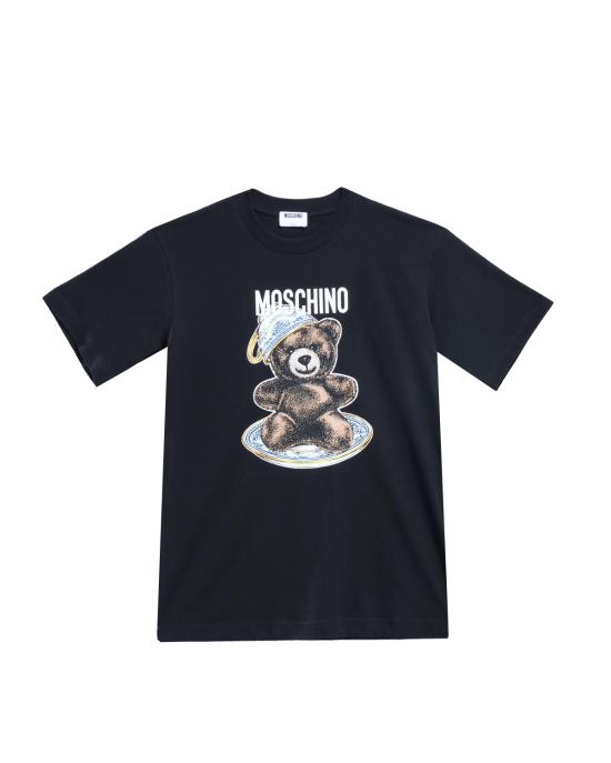 25FW 모스키노 반팔 티셔츠 0716 5241 1555 NERO