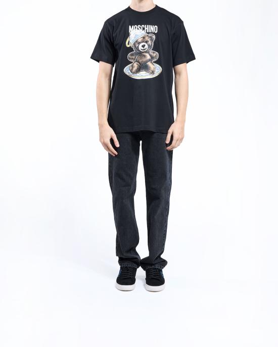 25FW 모스키노 반팔 티셔츠 0716 5241 1555 NERO - MOSCHINO