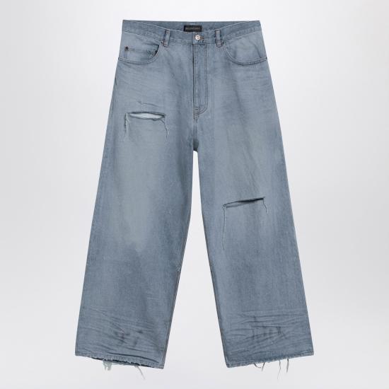 26SS 발렌시아가 미니멀 배기 팬츠 857216TTWB1 Light blue