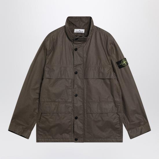 26SS 스톤 아일랜드 왁스드 피그먼트 코튼 텔라 필드 자켓 S154100024S0290 Brown
