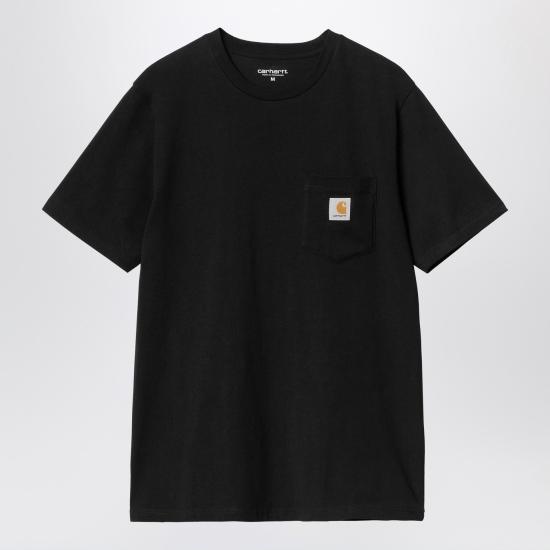 26SS 칼하트 WIP 숏슬리브 포켓 티셔츠 I030434CO Black