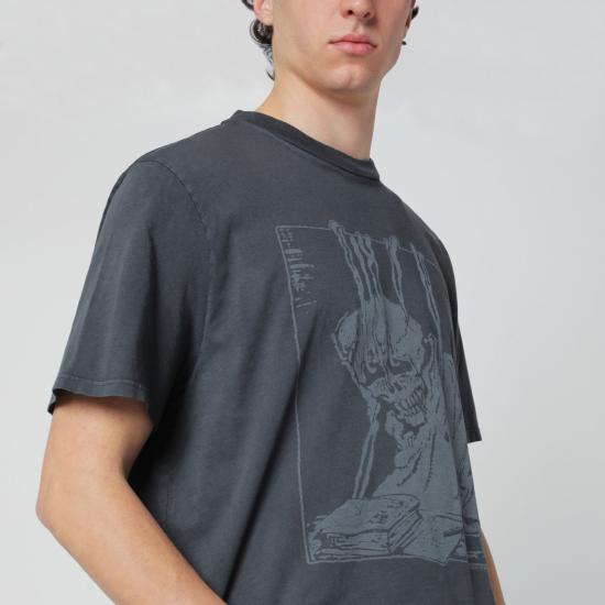 26SS 아워레가시 박스 티셔츠 앵그리 팬 메일 프린트 M2266BACO Black - OUR LEGACY