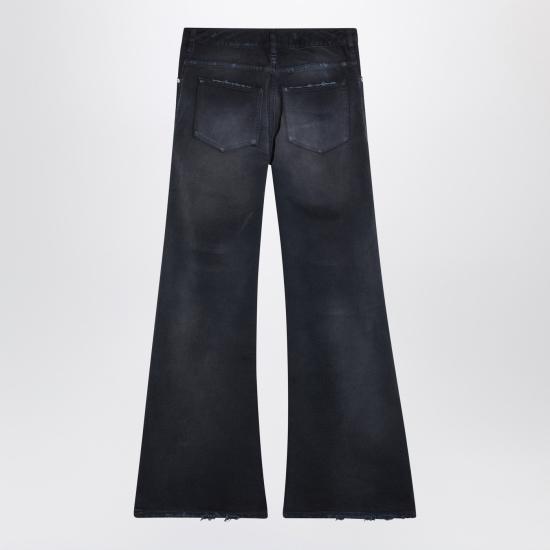 26SS 발렌시아가 커브드 Waist 팬츠 848019TTW64 Blue - BALENCIAGA