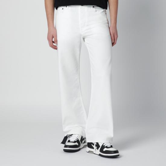 26SS 오프화이트 데님 팬츠 OMCE04JS26FAB001 White
