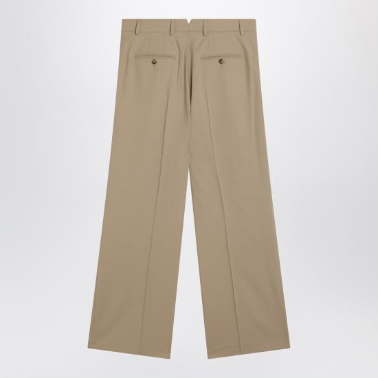 26SS 아미 뉴 울 로우 웨이스트 와이드 트라우저 HTR860WV0194 Beige - AMI