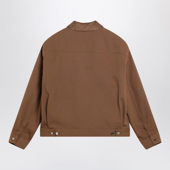 26SS 구찌 GG 디테일 집업 자켓 854304ZAUJI Brown - GUCCI