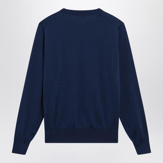 26SS 브루넬로 쿠치넬리 풀오버 니트 M2900100CO Blue - BRUNELLO CUCINELLI