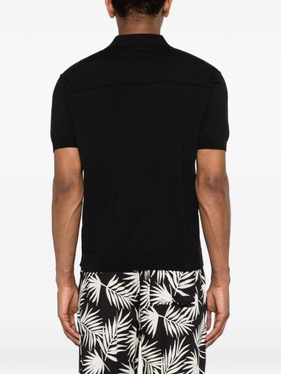 26SS Paolo Pecora 폴로 티셔츠 A043F100 9000 Black - OTHER BRANDS