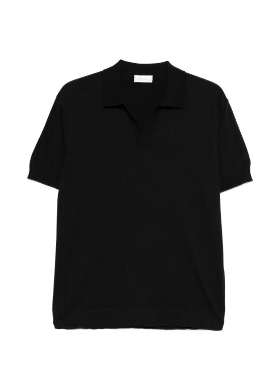 26SS Paolo Pecora 폴로 티셔츠 A043F100 9000 Black