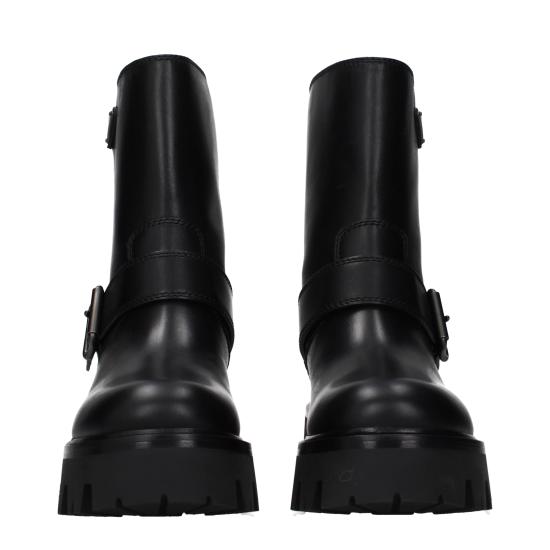 26SS 프라다 메탈 버클 레더 부츠 1U187OUZE050F0002 - PRADA